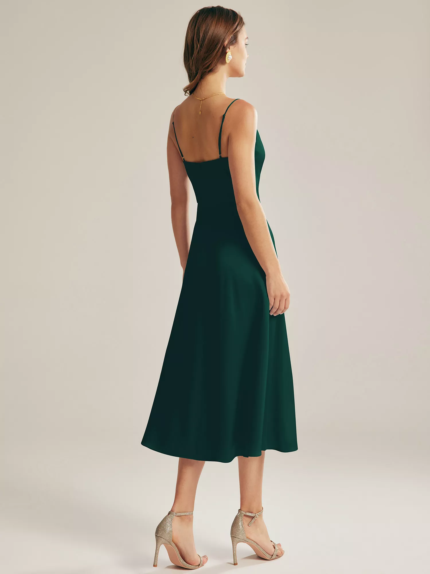 AW Renee Hunter Green  Plus Size Wedding Guest Dresses